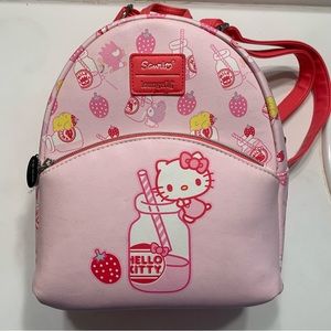 Loungefly/Sanrio Hello Kitty Strawberry Milk Backpack